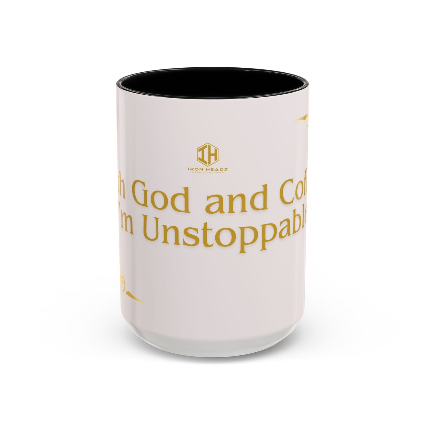 With God and Coffee I’m Unstoppable Mug – Christian Coffee Mug for Women & Men, Faith-Based Inspirational Gift, Religious Motivational Accent Cup 11oz/15oz