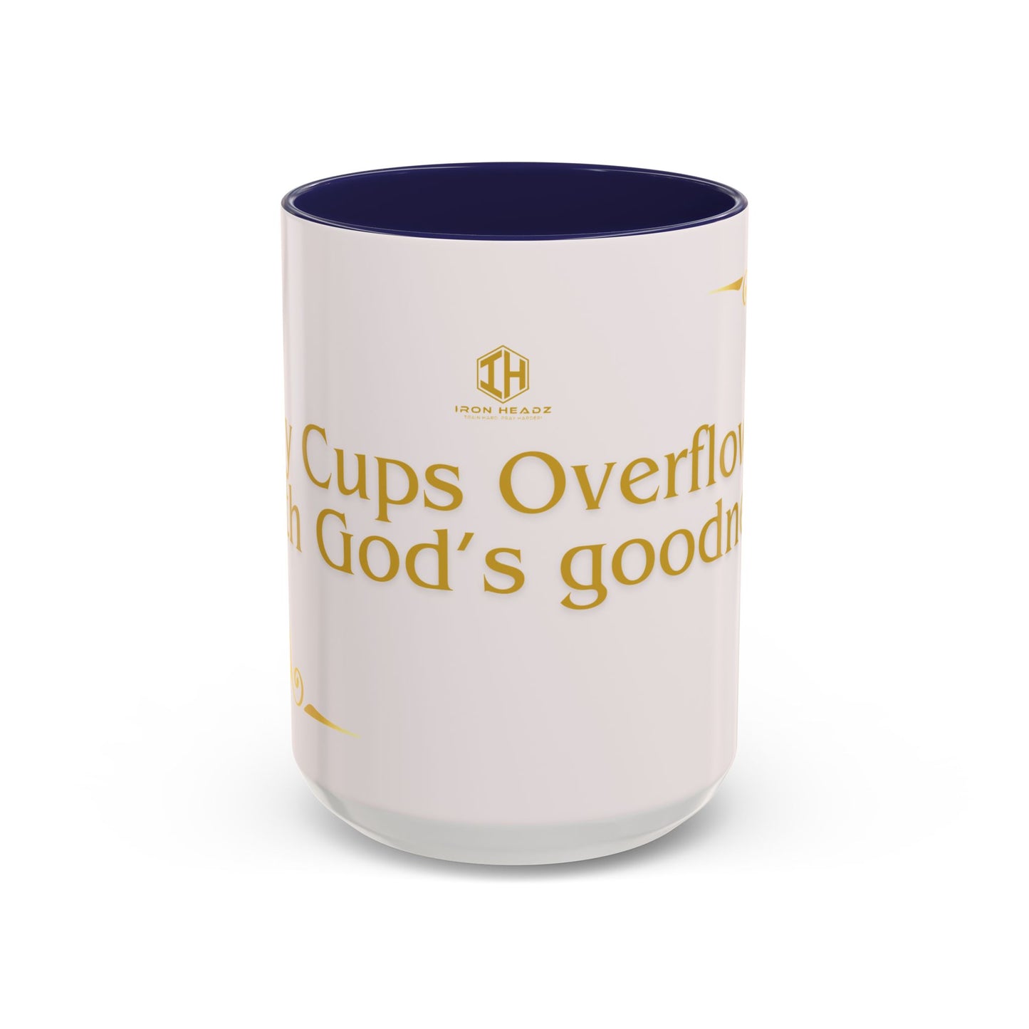 My Cup Overflows with God’s Goodness Mug – Christian Coffee Mug for Women & Men, Faith-Inspired Motivational Gift, Religious Accent Cup 11oz/15oz