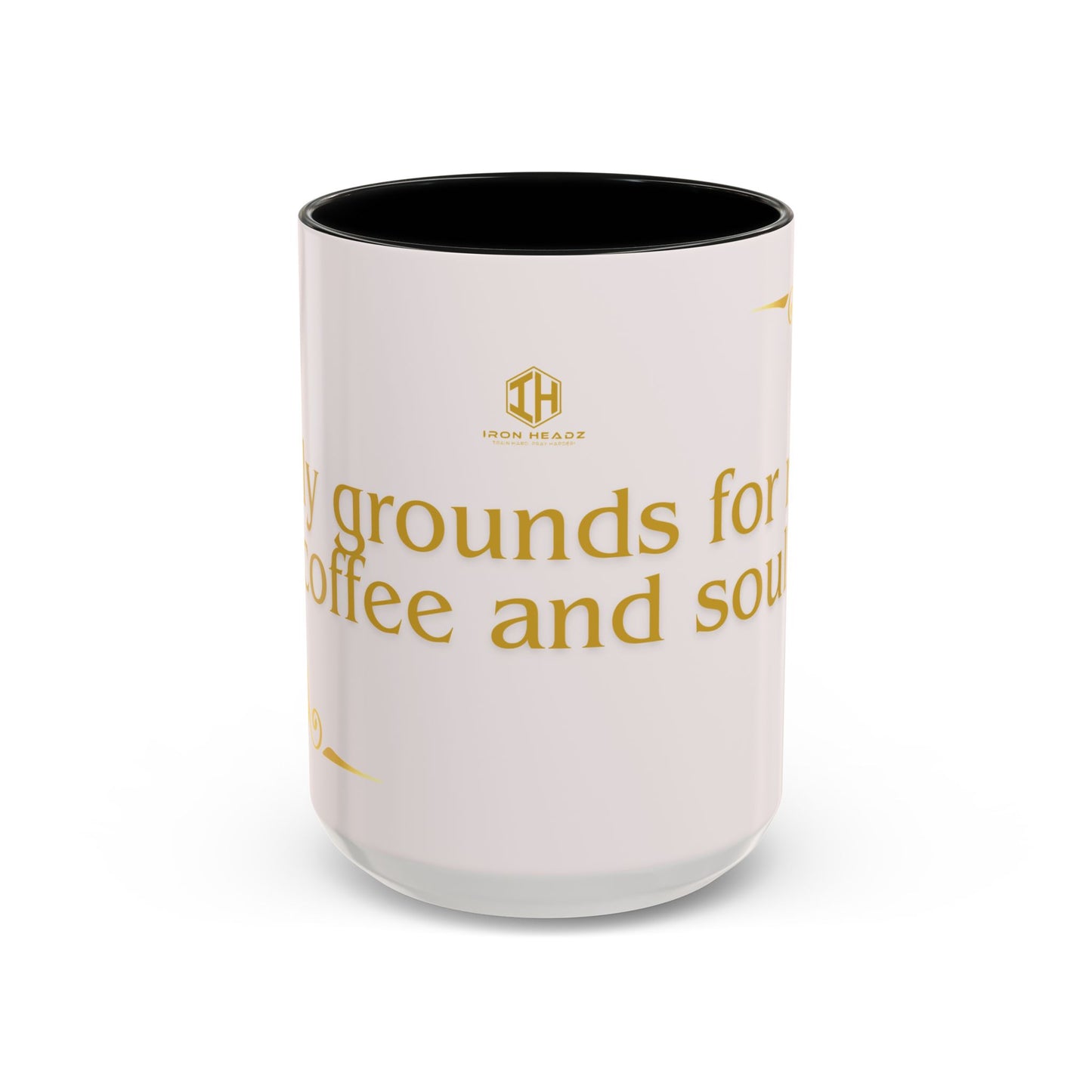 Holy Grounds Coffee Mug – Inspirational Christian Accent Cup, Faith-Based Gift for Coffee Lovers, Motivational Home Decor Mug 11oz/15oz