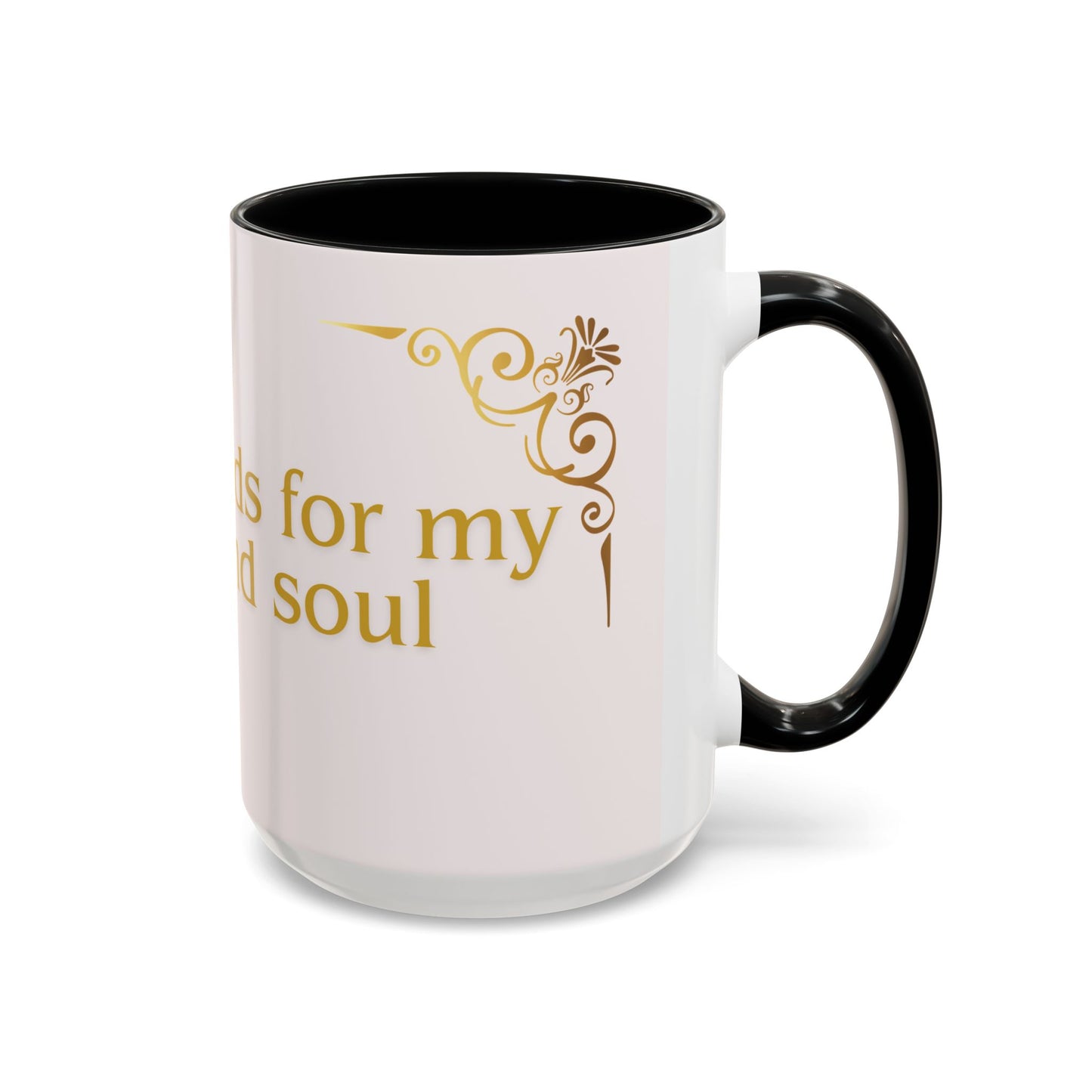 Holy Grounds Coffee Mug – Inspirational Christian Accent Cup, Faith-Based Gift for Coffee Lovers, Motivational Home Decor Mug 11oz/15oz