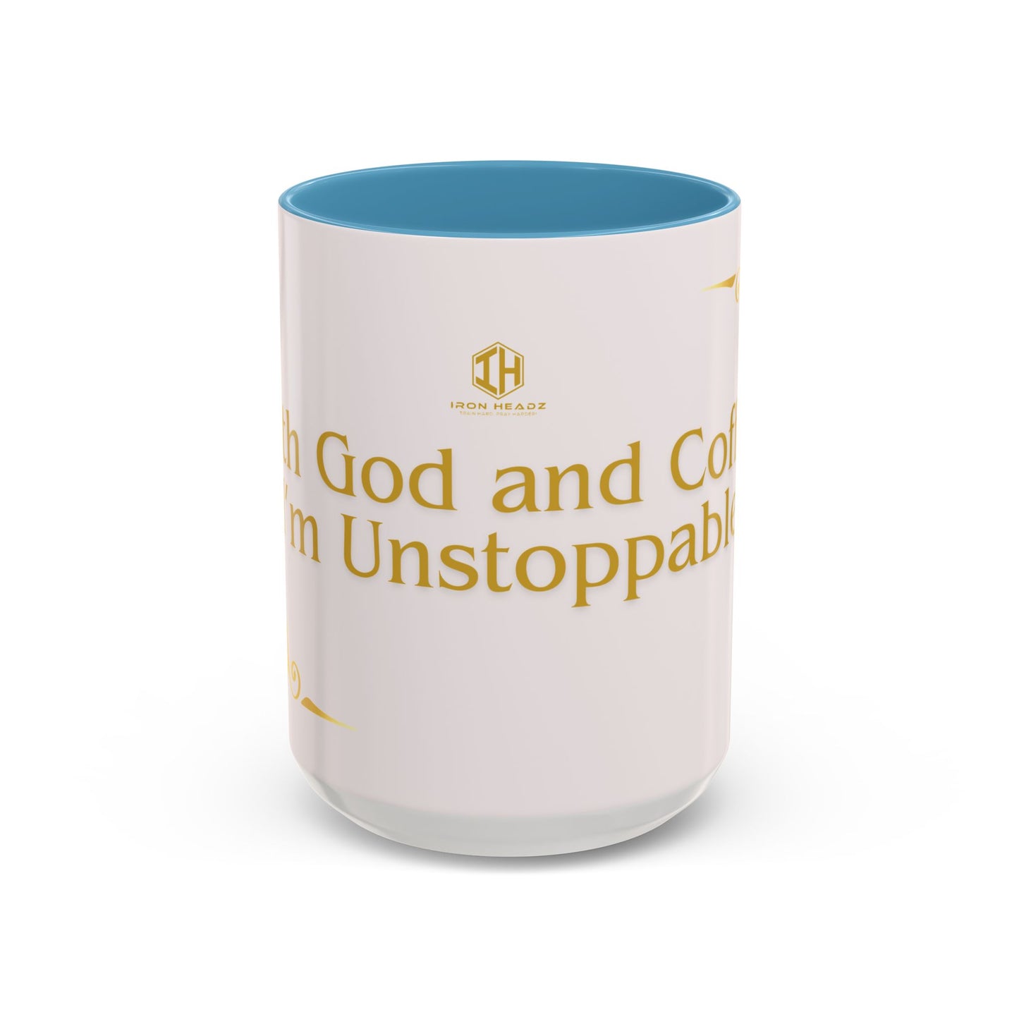 With God and Coffee I’m Unstoppable Mug – Christian Coffee Mug for Women & Men, Faith-Based Inspirational Gift, Religious Motivational Accent Cup 11oz/15oz