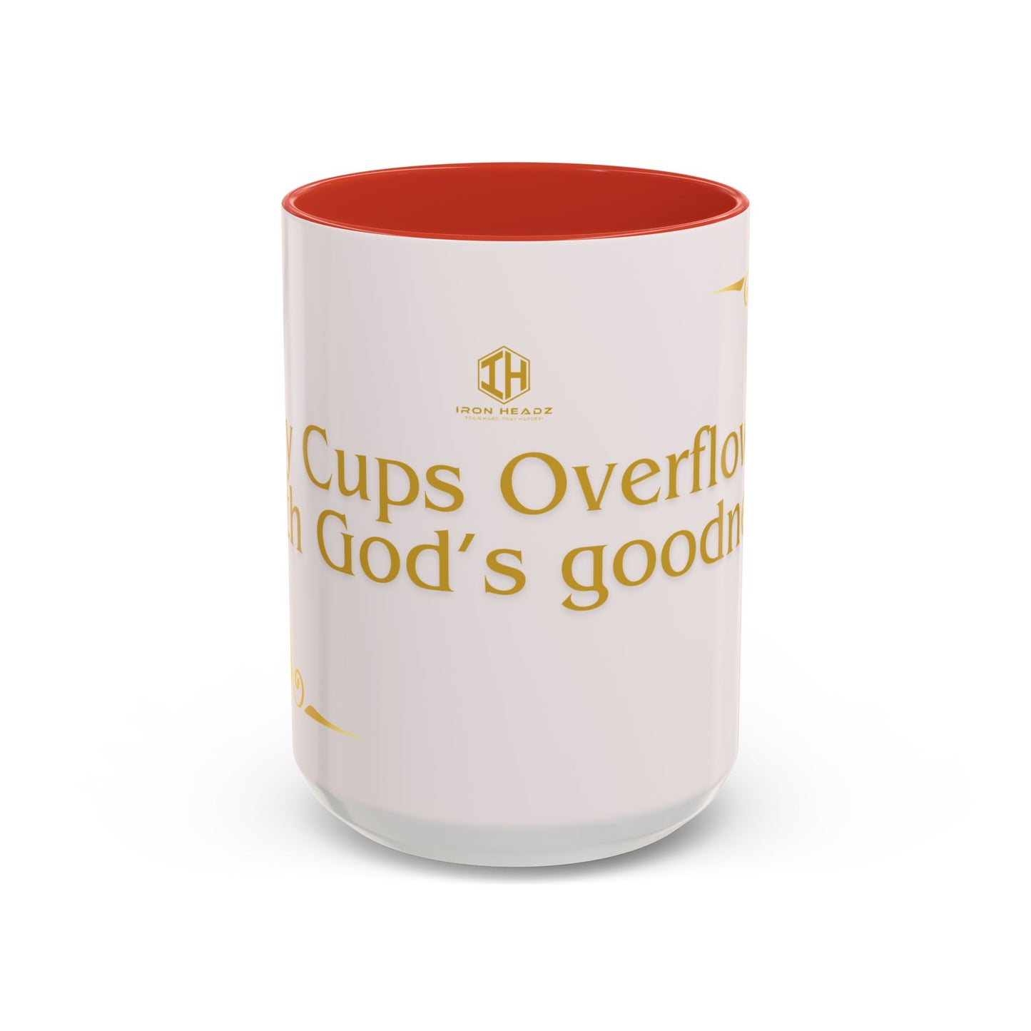 My Cup Overflows with God’s Goodness Mug – Christian Coffee Mug for Women & Men, Faith-Inspired Motivational Gift, Religious Accent Cup 11oz/15oz