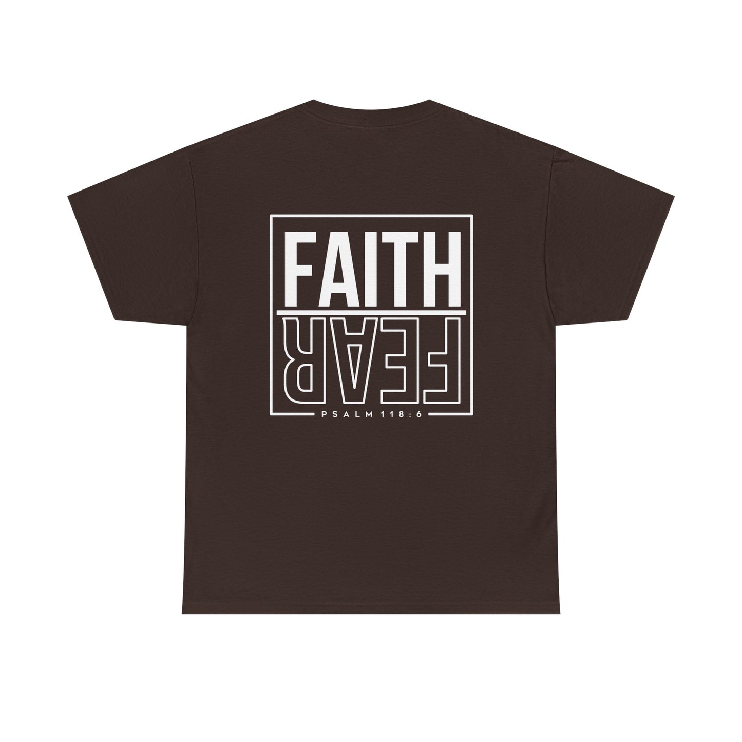 Faith Over Fear T-Shirt – Unisex Softstyle Christian Graphic Tee, Inspirational Faith-Based Shirt, Casual Everyday Wear