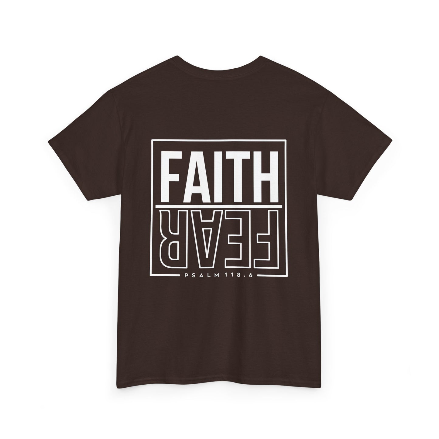 Faith Over Fear T-Shirt – Unisex Softstyle Christian Graphic Tee, Inspirational Faith-Based Shirt, Casual Everyday Wear