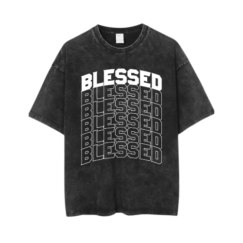 Blessed T-Shirt – Unisex Softstyle Christian Graphic Tee, Faith-Based Apparel, Casual Inspirational Shirt for Believers